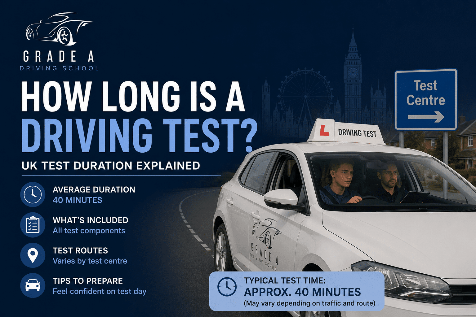 How Long Is a Driving Test? UK Test Duration Explained